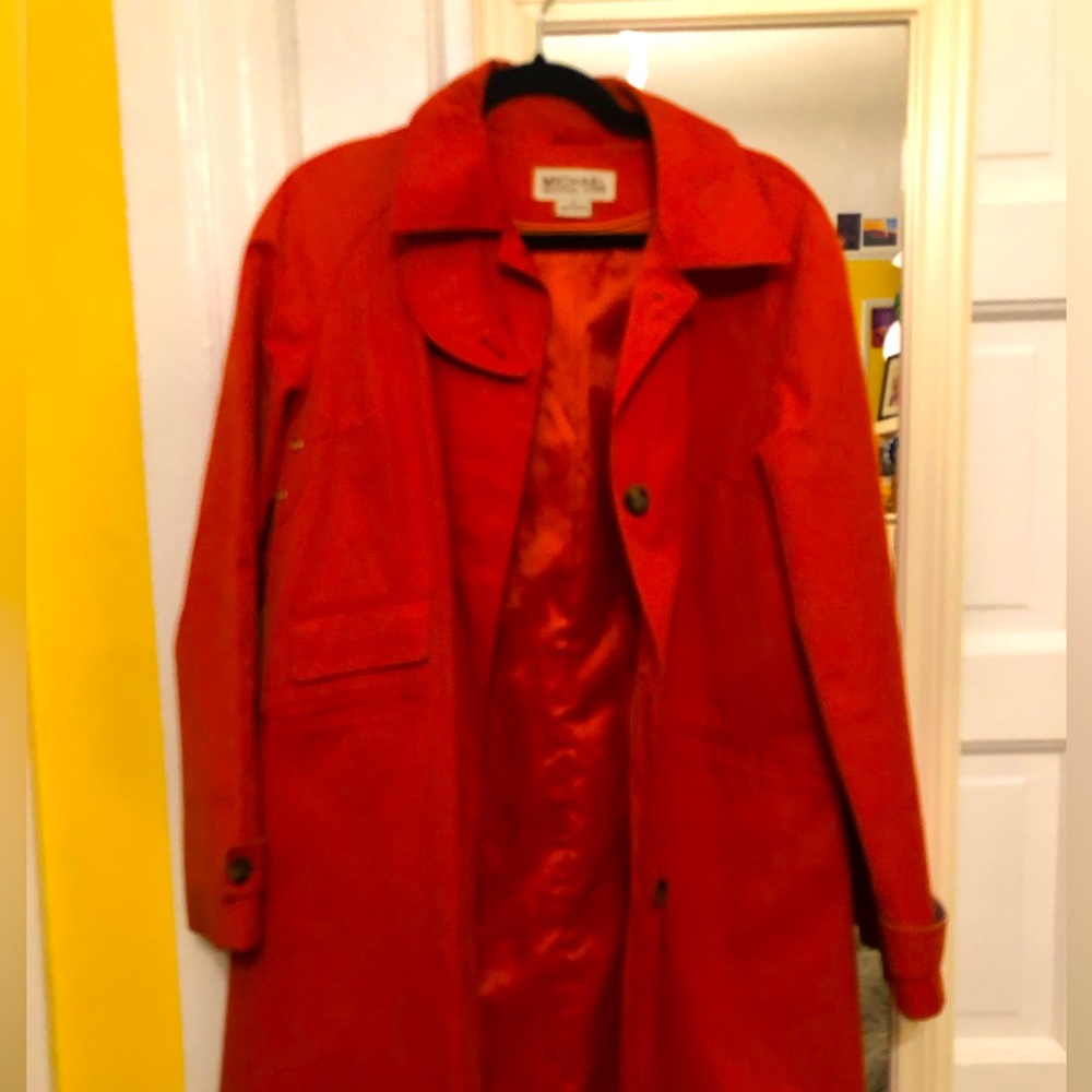 Michael Kors raincoat M orange